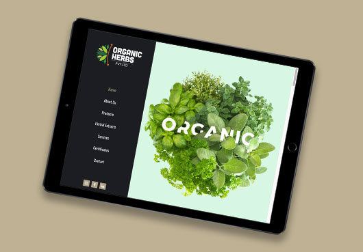 organic herbs website